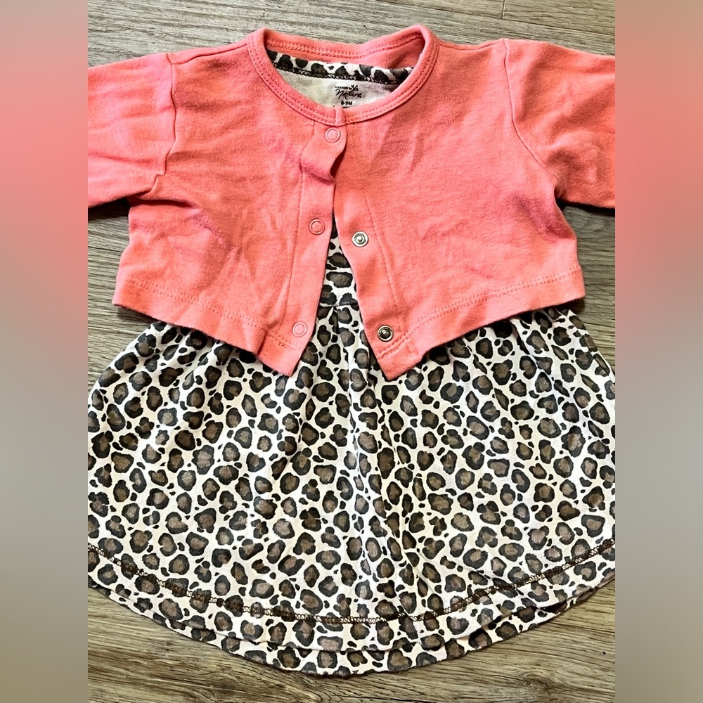 Leopard Dress and Cardigan, size 6-9 months - Picture 10 of 10